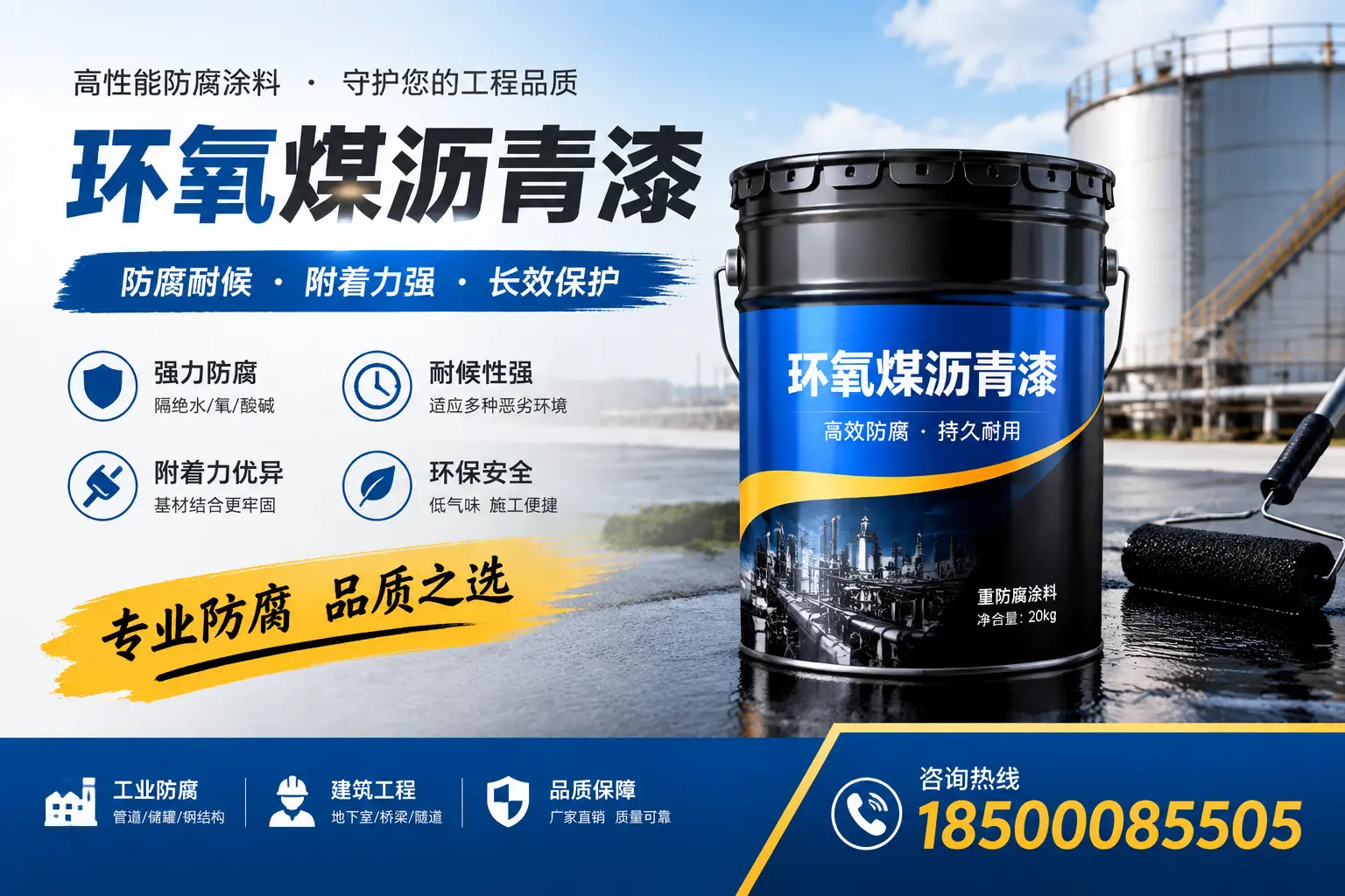 如何选择适合的环氧煤沥青漆?景德镇市场选型指南